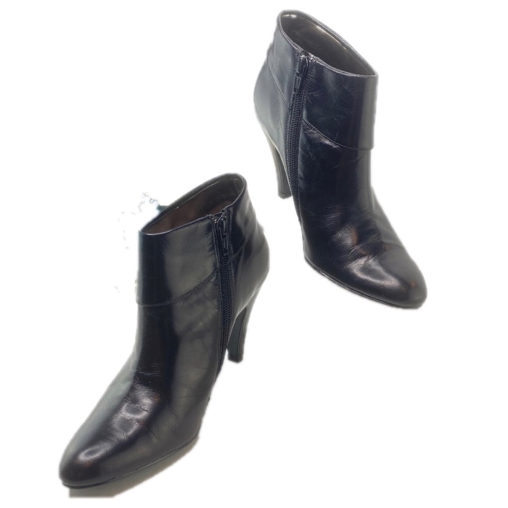 Alfani Darcy Black Kitten Heel Ankle Boots Size 7